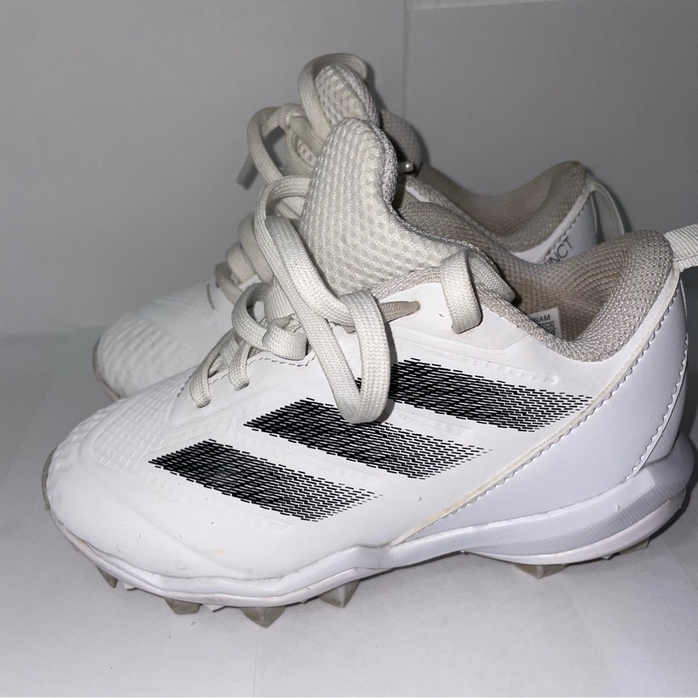Adidas Kids White and Black Sneakers